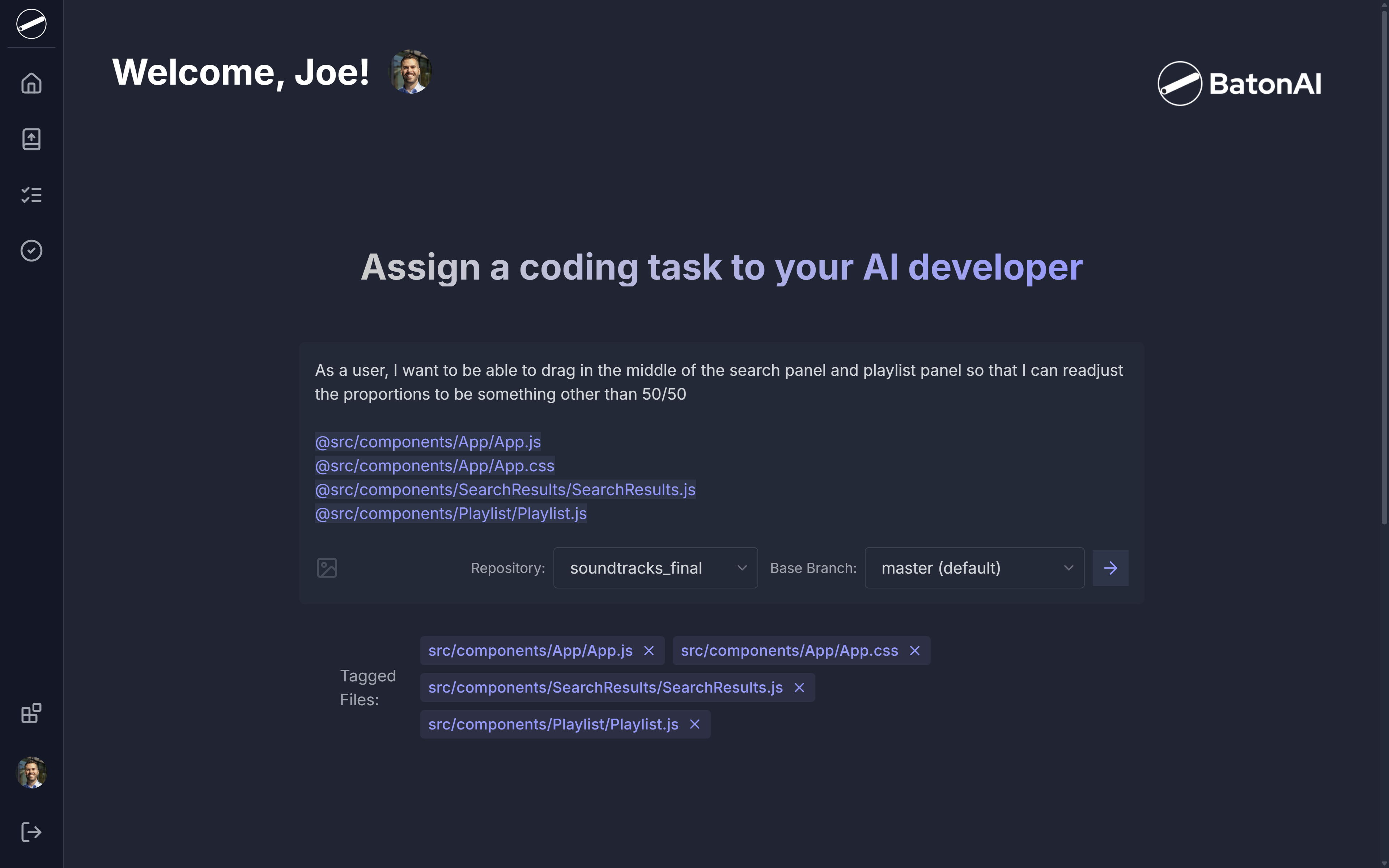 Home page
